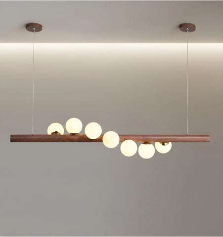 Amelia Log Bubble Chandelier