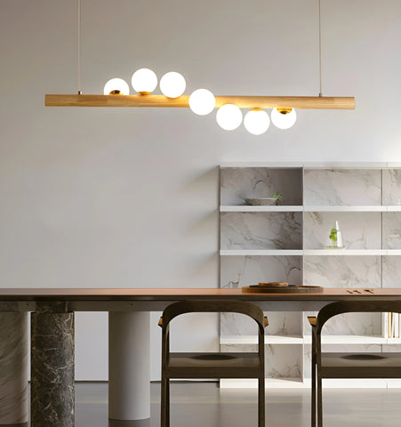 Amelia Log Bubble Chandelier