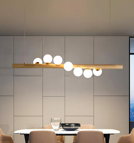 Amelia Log Bubble Chandelier