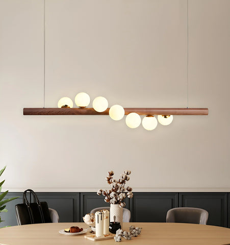 Amelia Log Bubble Chandelier