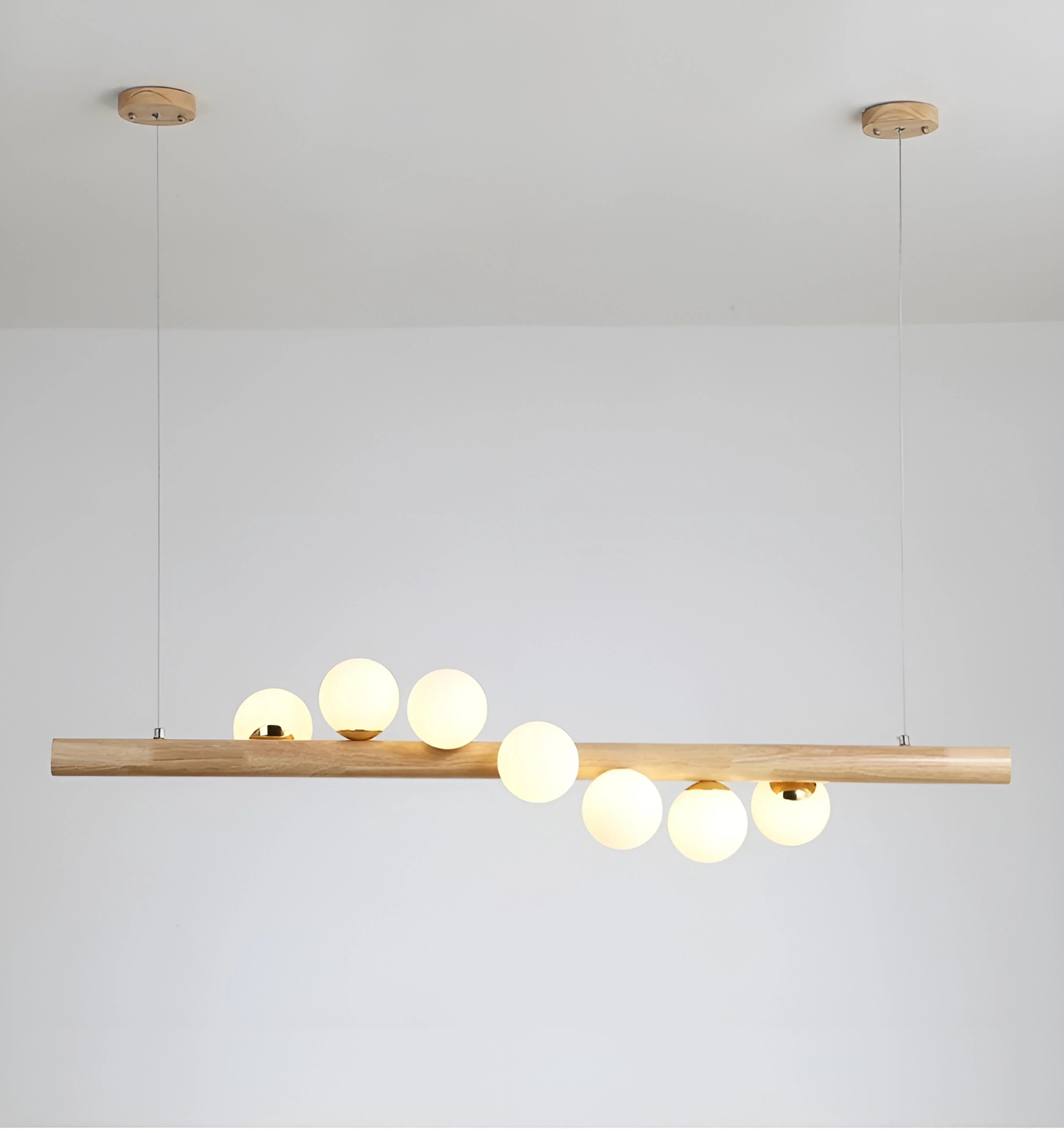 Amelia Log Bubble Chandelier
