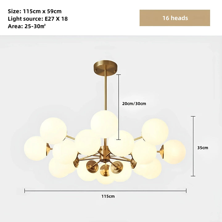 Karrington Bubble Chandelier - 16 Heads