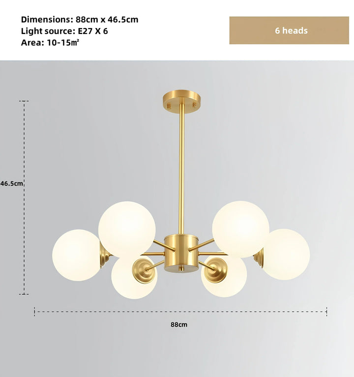 Karrington Bubble Chandelier - 6 Heads