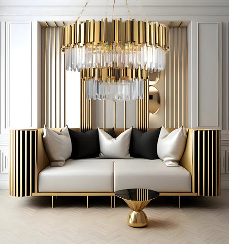 QUEEN K9 CRYSTAL CHANDELIER