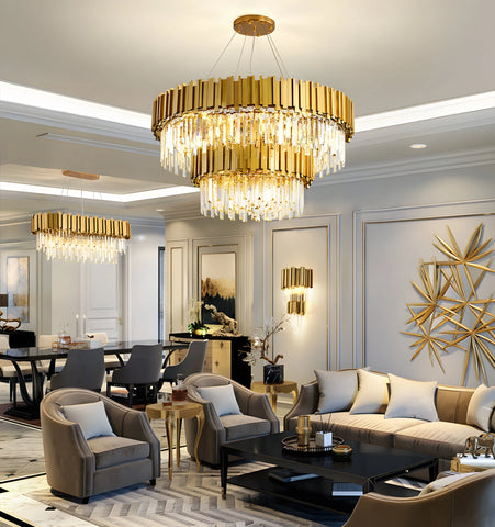 QUEEN K9 CRYSTAL CHANDELIER