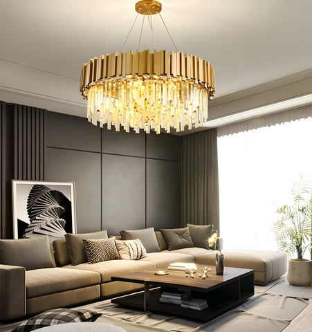 QUEEN K9 CRYSTAL CHANDELIER