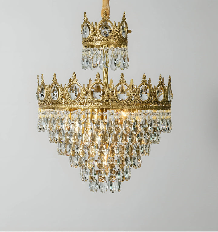 VINTAGE ROYAL CRYSTAL CHANDELIER