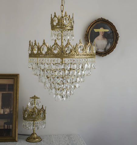 Vintage Royal Crystal Chandelier