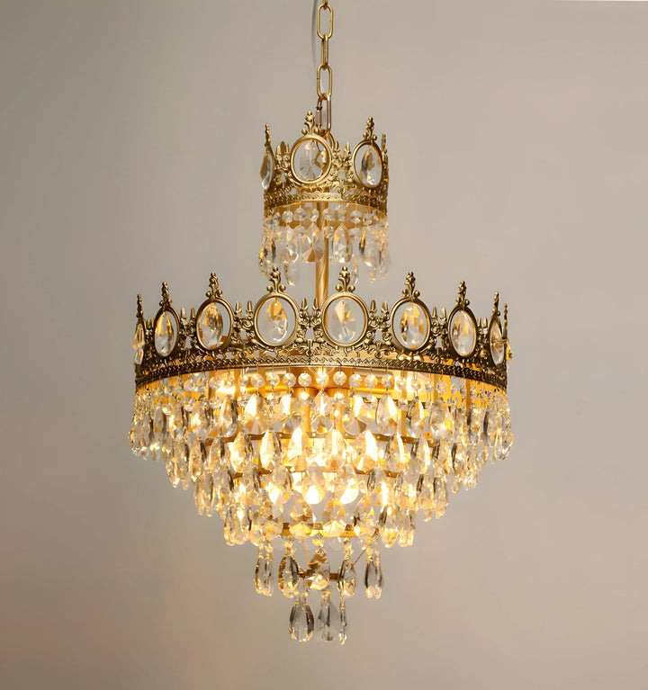 VINTAGE ROYAL CRYSTAL CHANDELIER