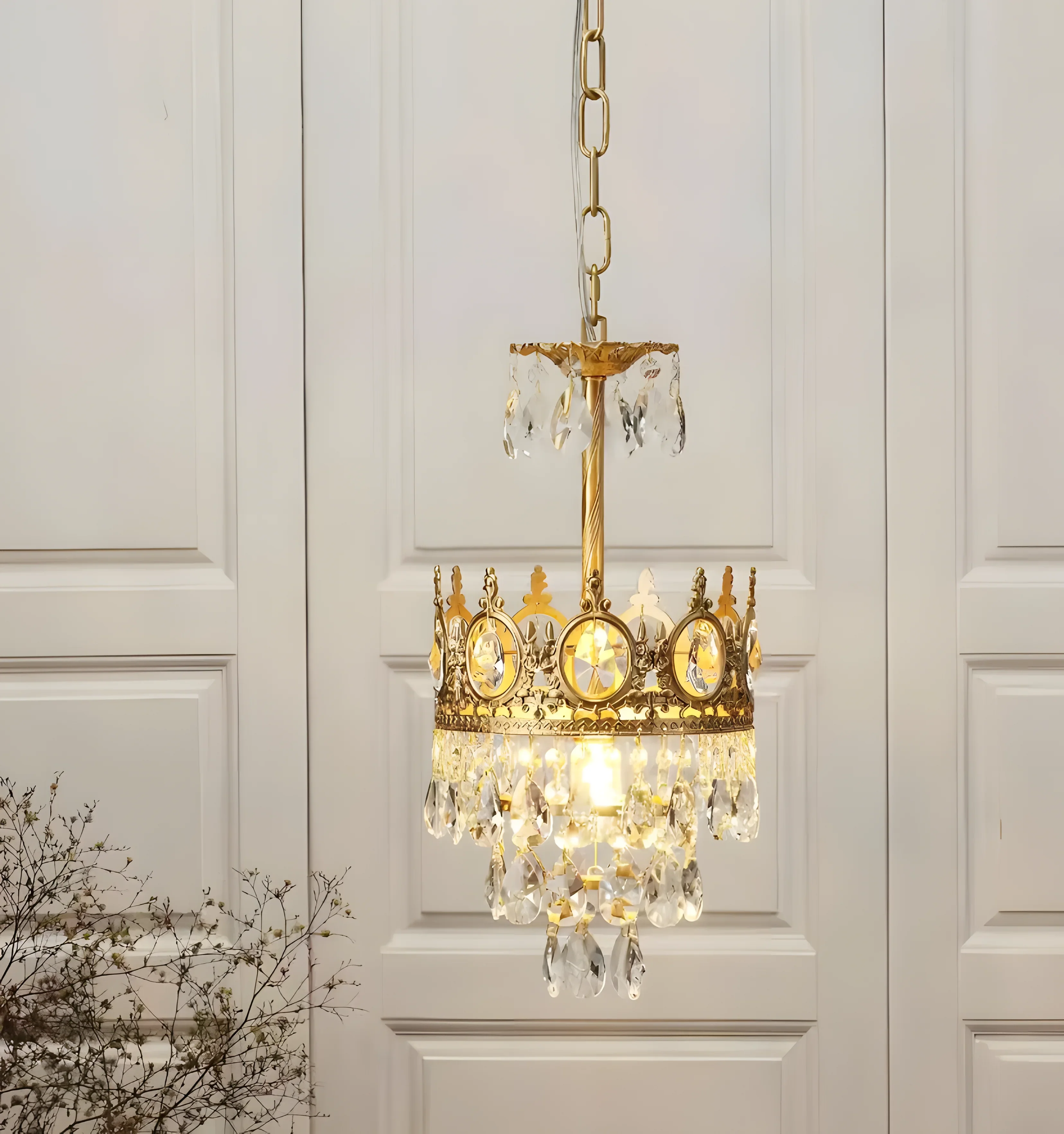 Vintage Royal Crystal Chandelier