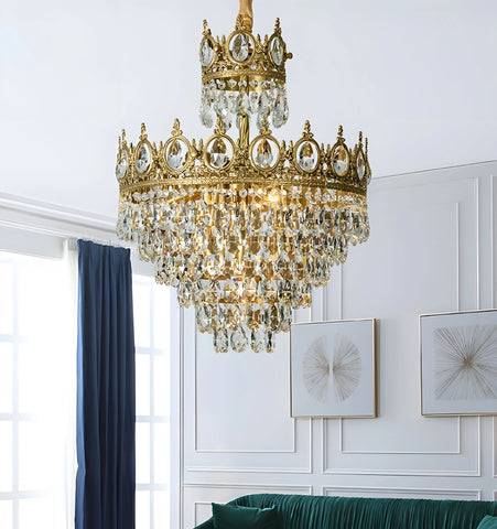 Vintage Royal Crystal Chandelier