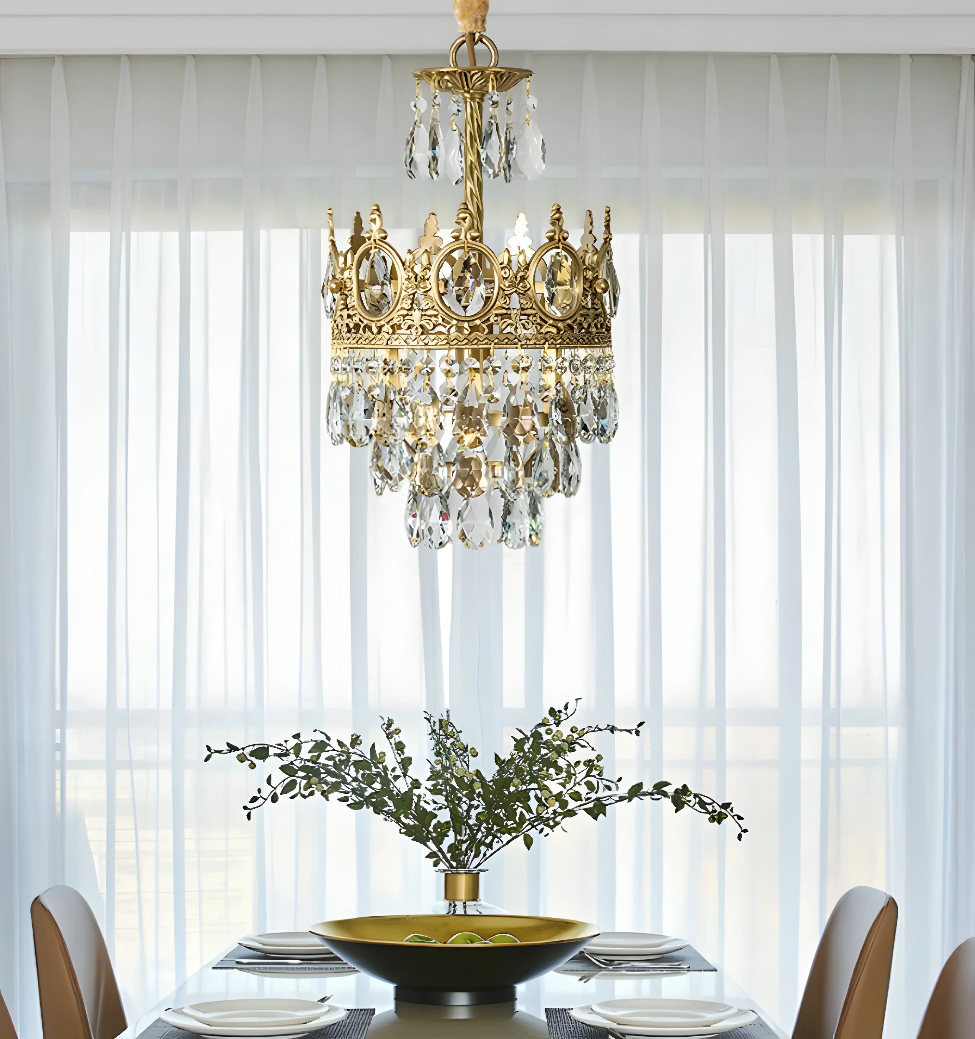 Vintage Royal Crystal Chandelier