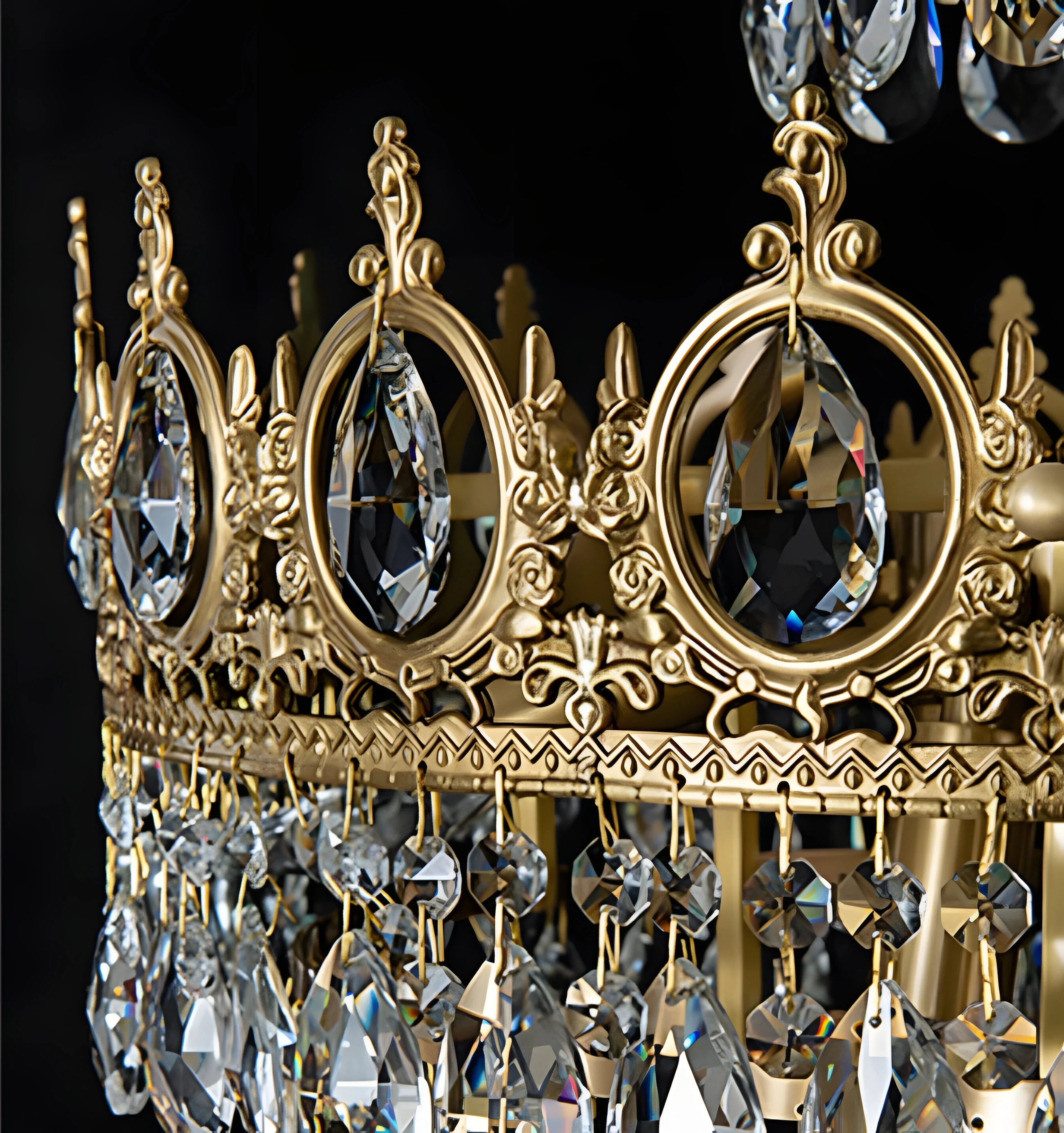 Vintage Royal Crystal Chandelier