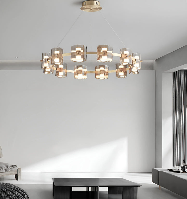 ROUND CORLOTA LED CHANDELIER