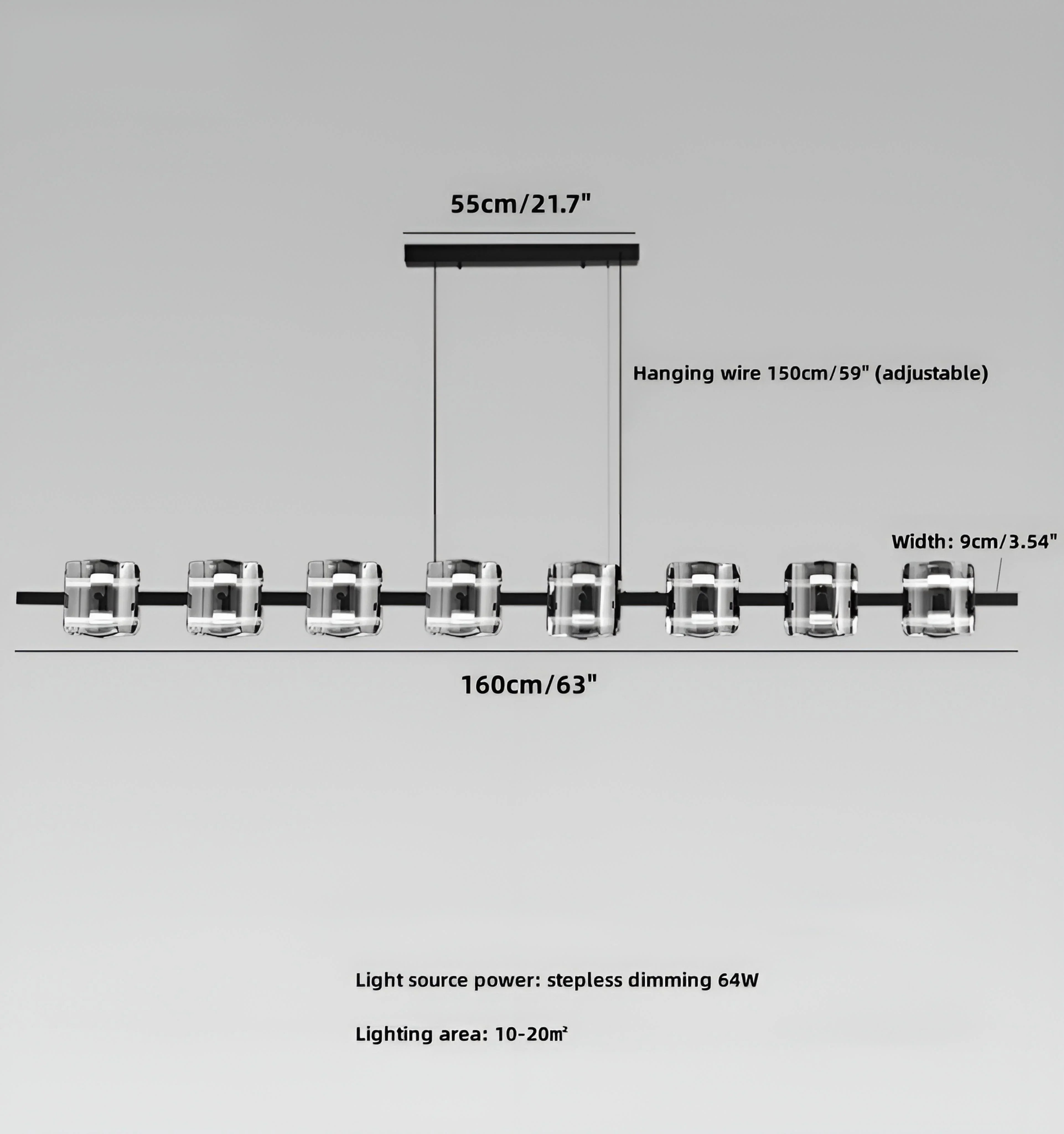 Corlota Chandelier - L8 Heads