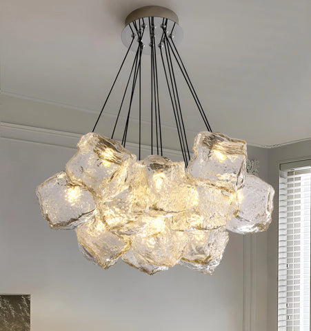 NORDIC ICE CUBE CHANDELIER