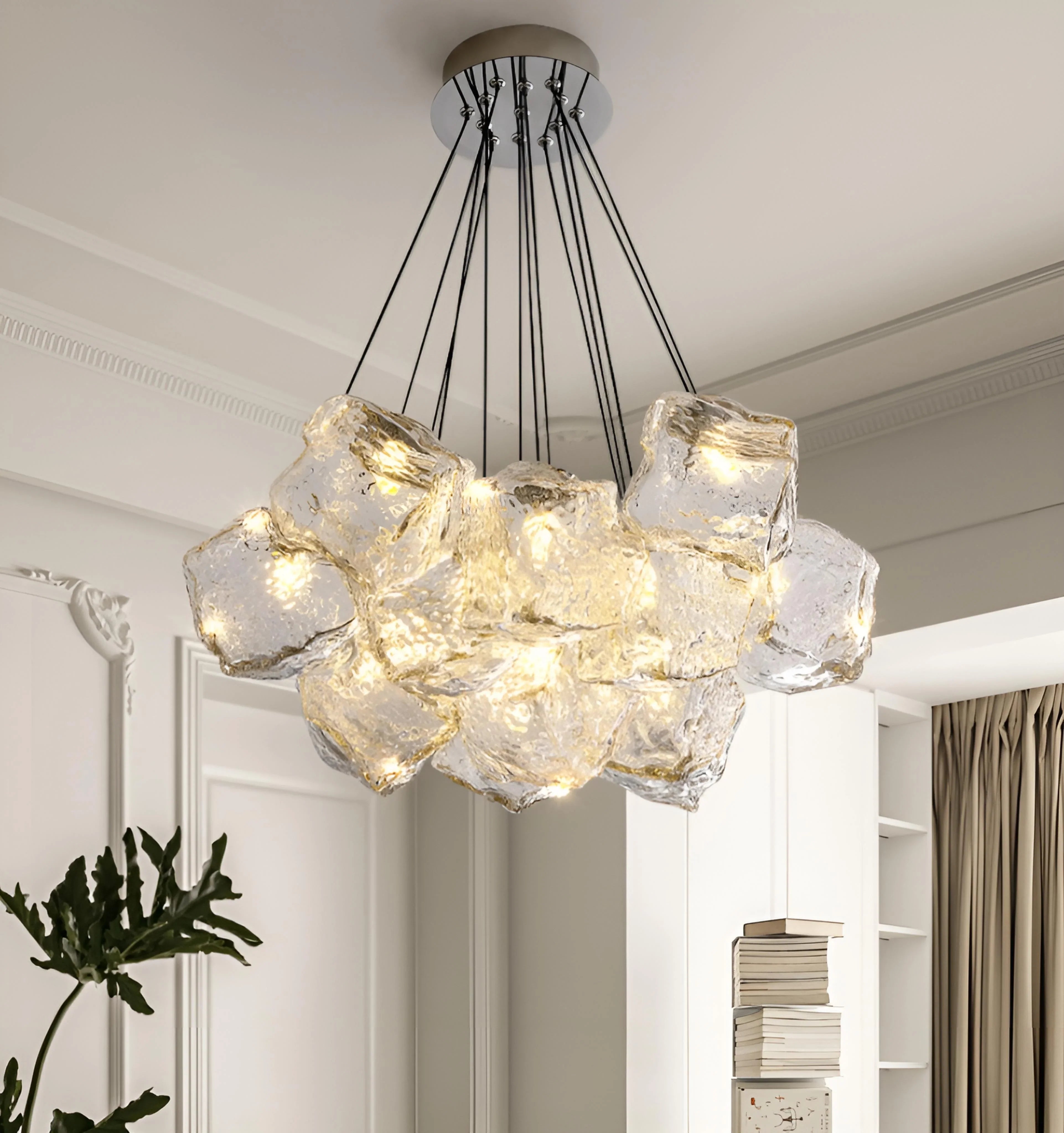 NORDIC ICE CUBE CHANDELIER