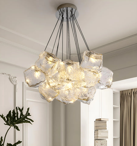 NORDIC ICE CUBE CHANDELIER