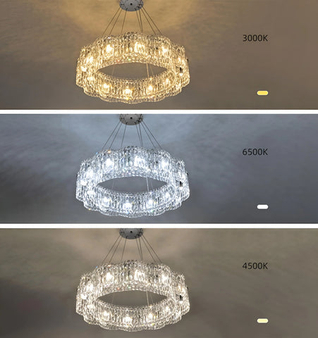 AVERY K9 CRYSTAL CHANDELIER