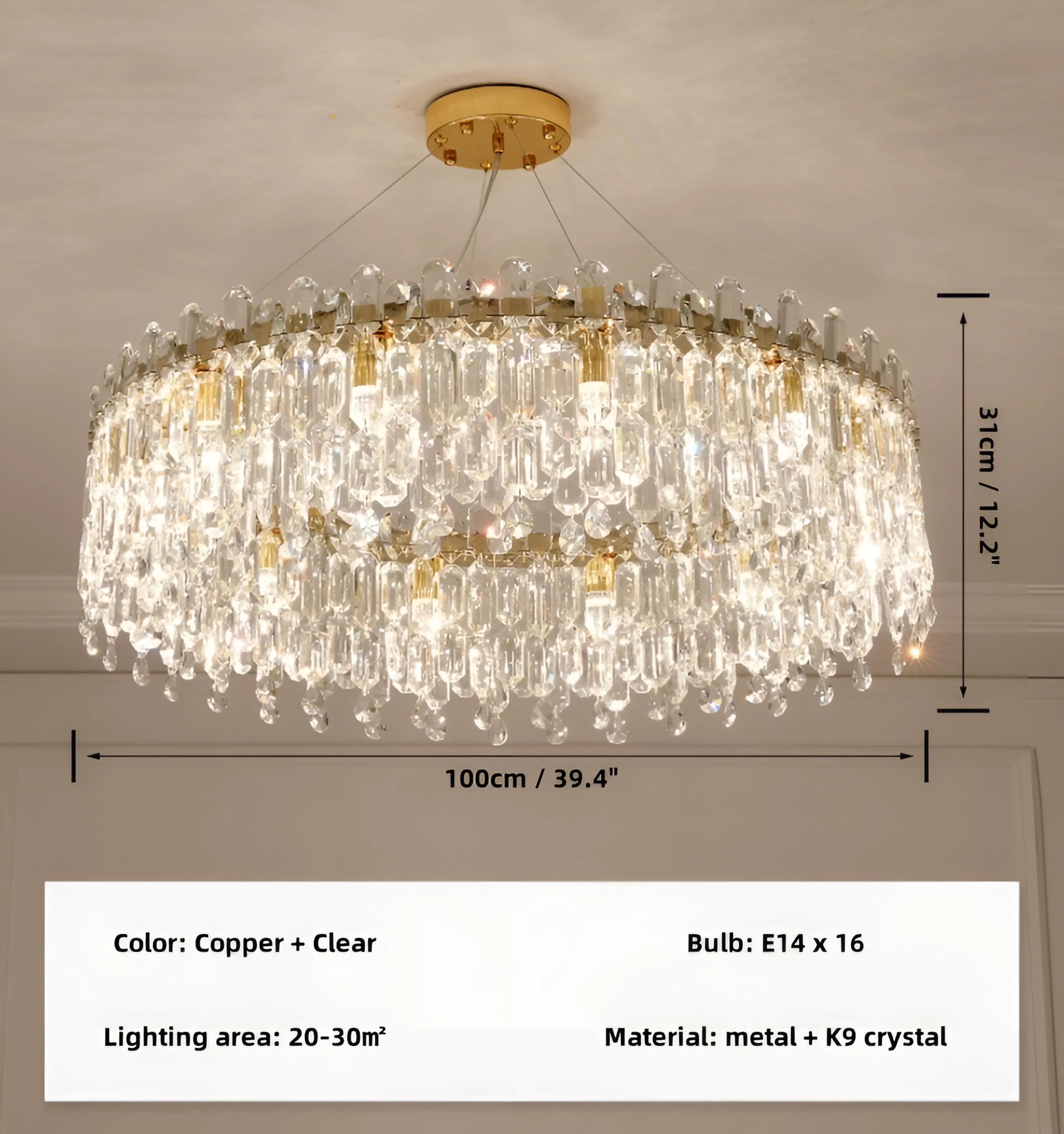 Copper Clear - R100cm