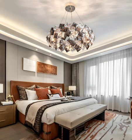 JONAS SCALE CRYSTAL CHANDELIER