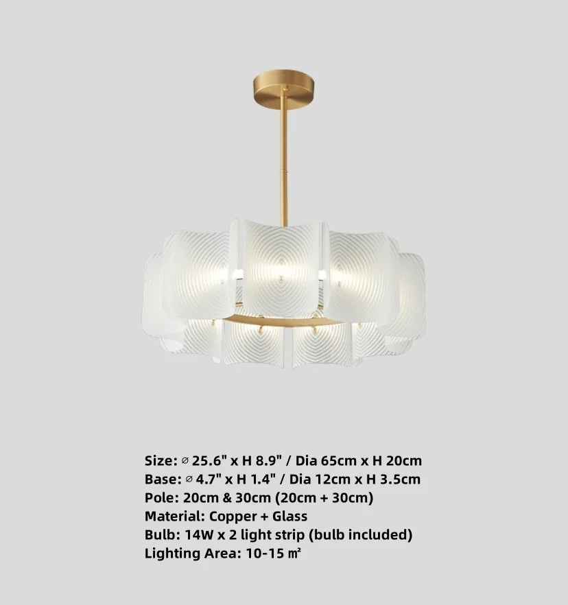Carlos Ripple Chandelier