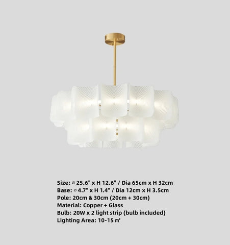 Carlos Ripple Chandelier