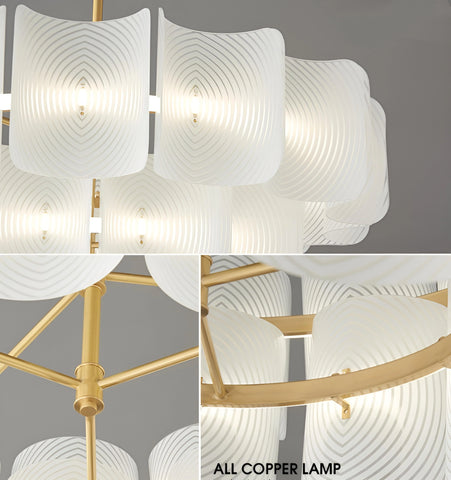 Carlos Ripple Chandelier
