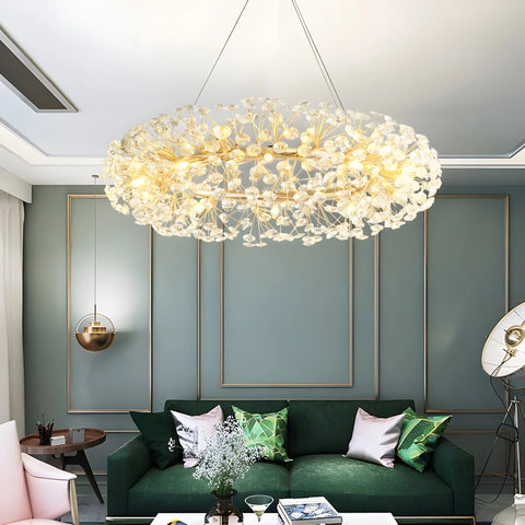 Crystal Dandelion Chandelier