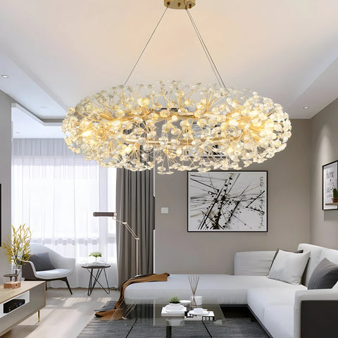 Crystal Dandelion Chandelier