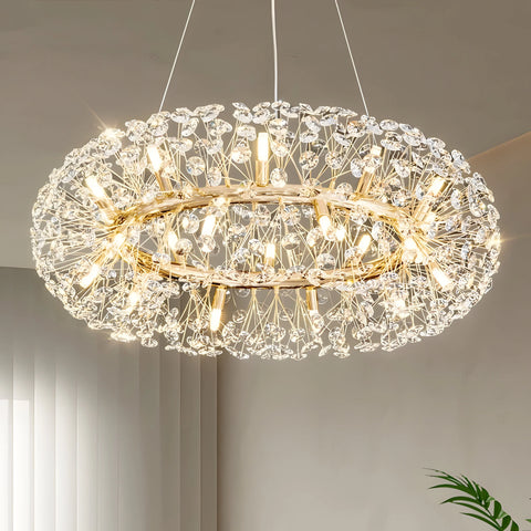 Crystal Dandelion Chandelier