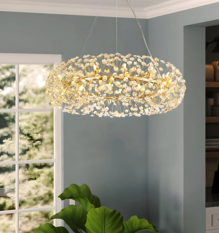 Crystal Dandelion Chandelier