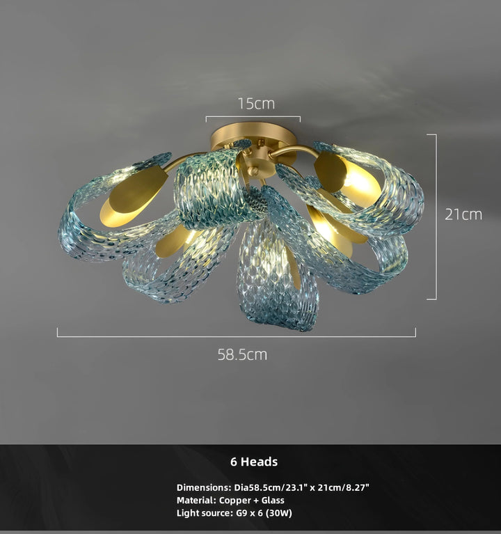 FLUTTERING BUTTERFLY CEILING LIGHT