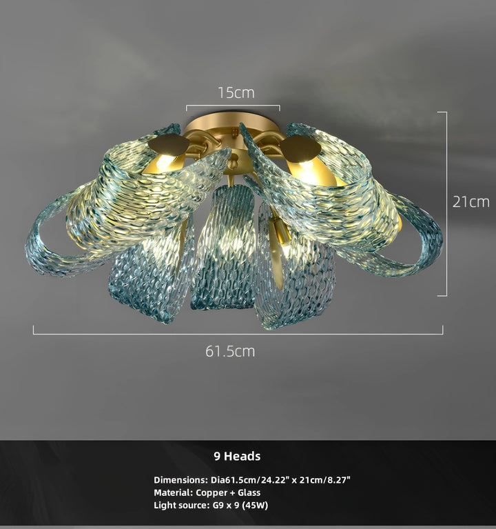 FLUTTERING BUTTERFLY CEILING LIGHT