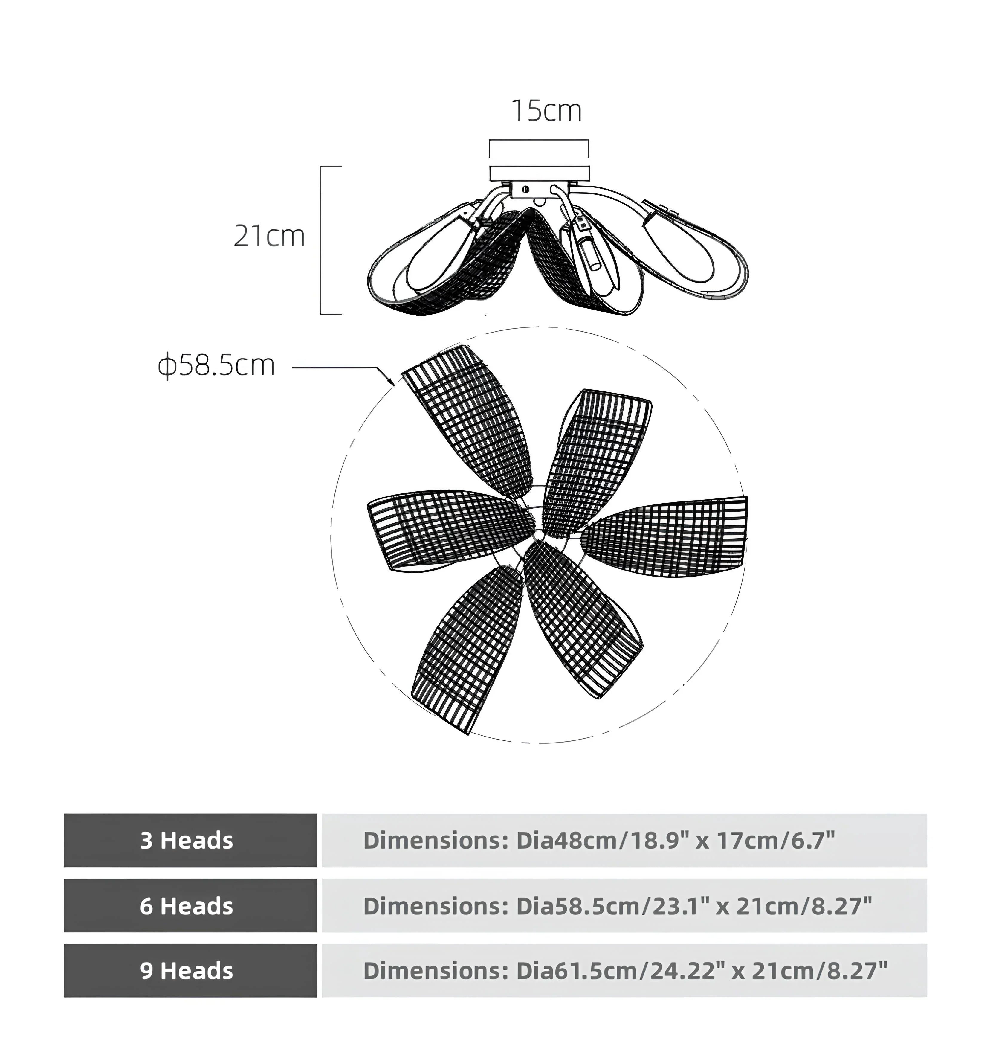 FLUTTERING BUTTERFLY CEILING LIGHT