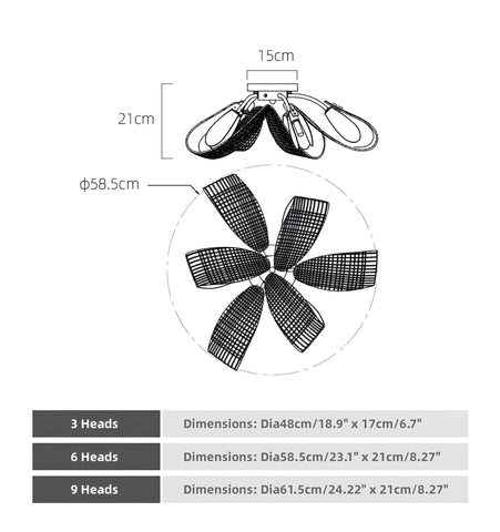 FLUTTERING BUTTERFLY CEILING LIGHT