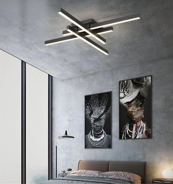 LED CROSS SHAPE CEILING LIGHT - Bedroom