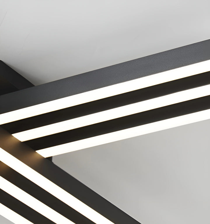 LED CROSS SHAPE CEILING LIGHT - Lamp body details