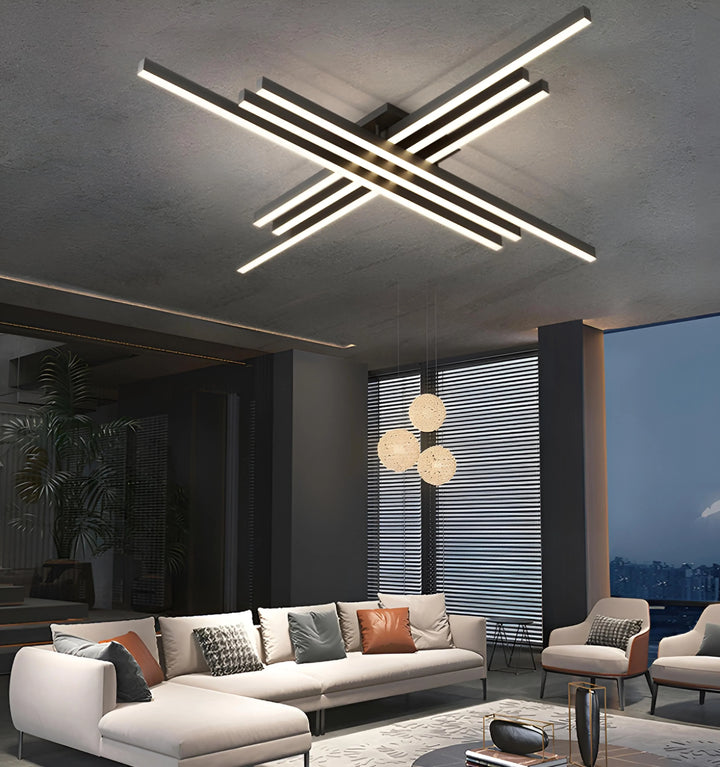 LED CROSS SHAPE CEILING LIGHT - living room