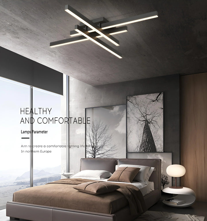 CROSS SHAPE LED CEILING LIGHT