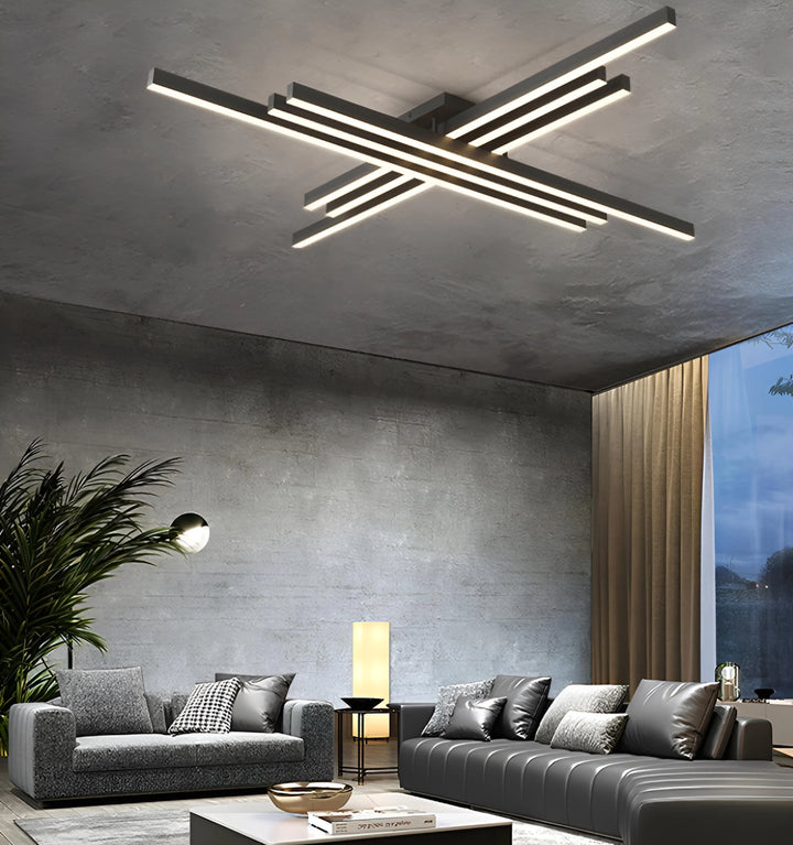 LED CROSS SHAPE CEILING LIGHT - living room