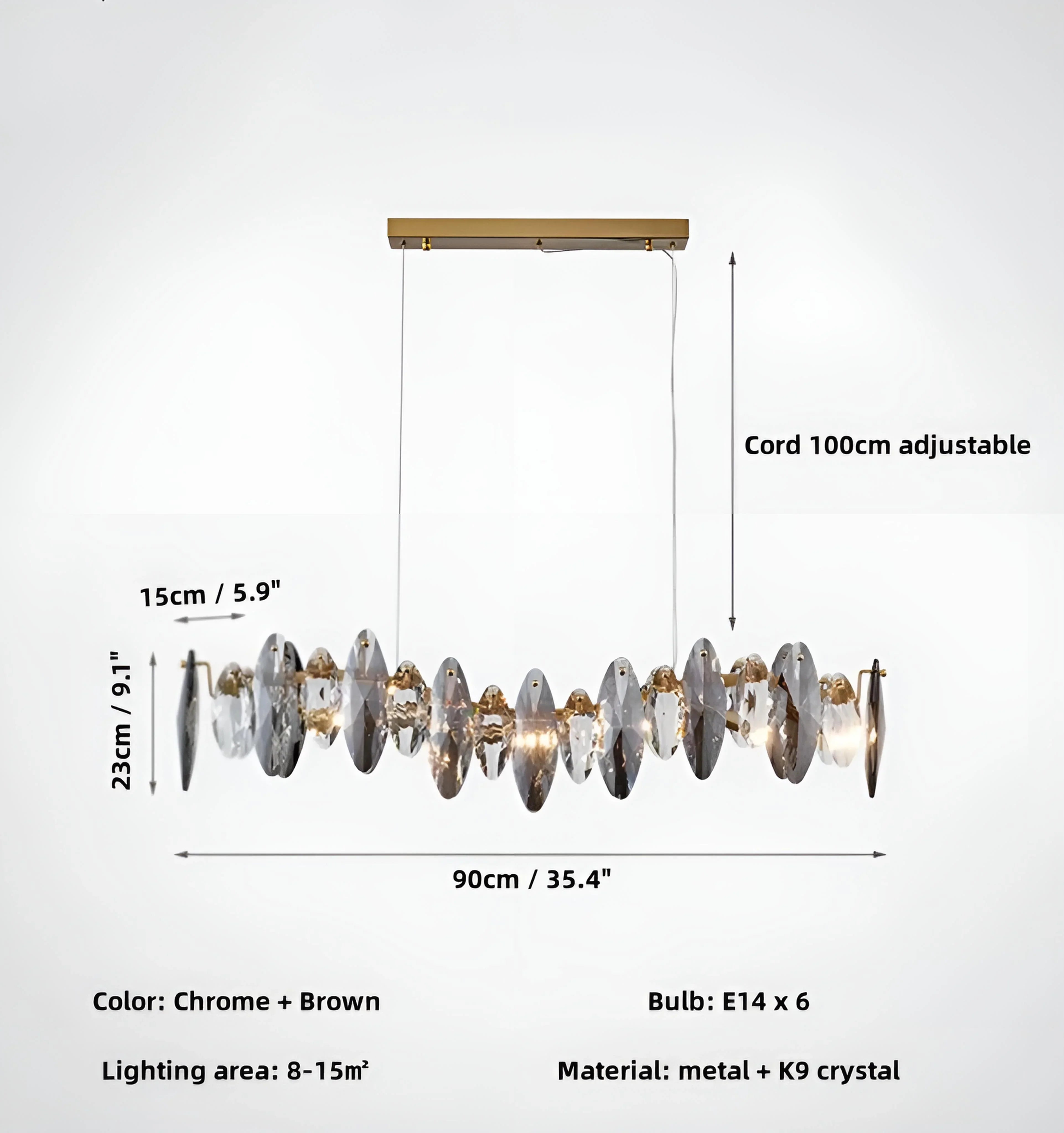 Jonas Crystal Chandelier