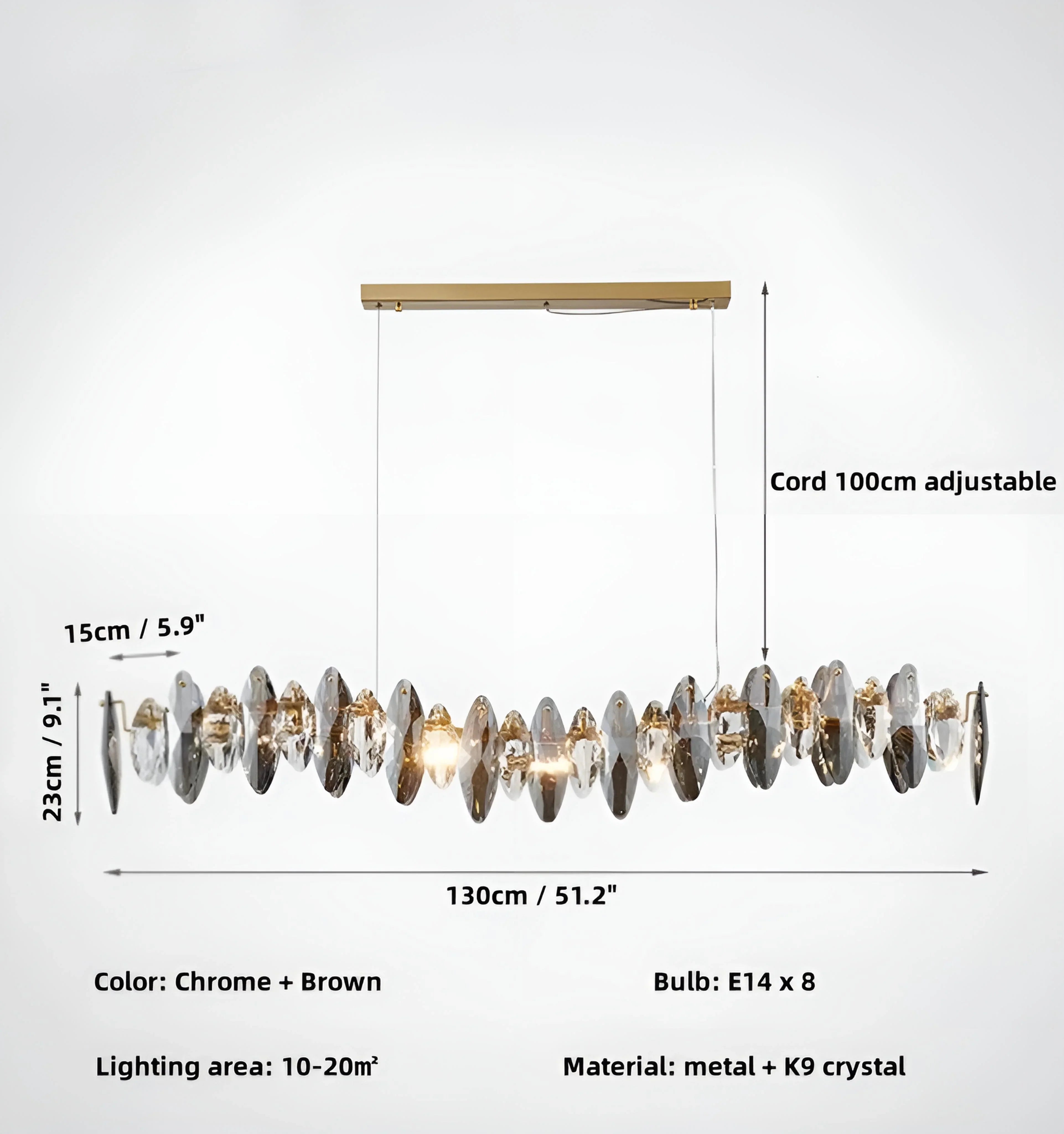 Jonas Crystal Chandelier