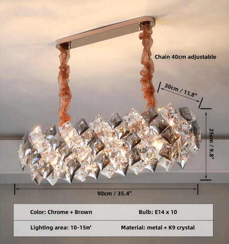 Jonas Scale Crystal Chandelier