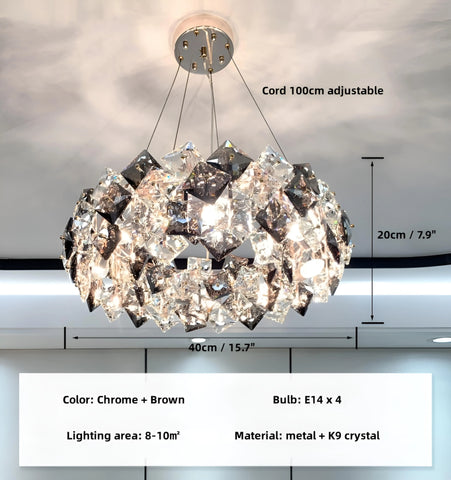 Jonas Scale Crystal Chandelier