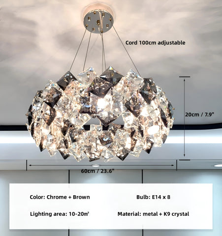 Jonas Scale Crystal Chandelier