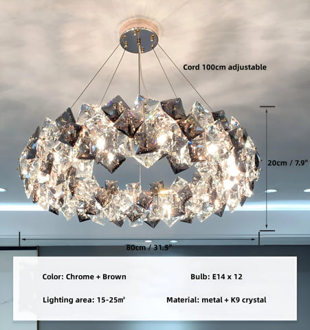 Jonas Scale Crystal Chandelier