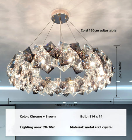 Jonas Scale Crystal Chandelier