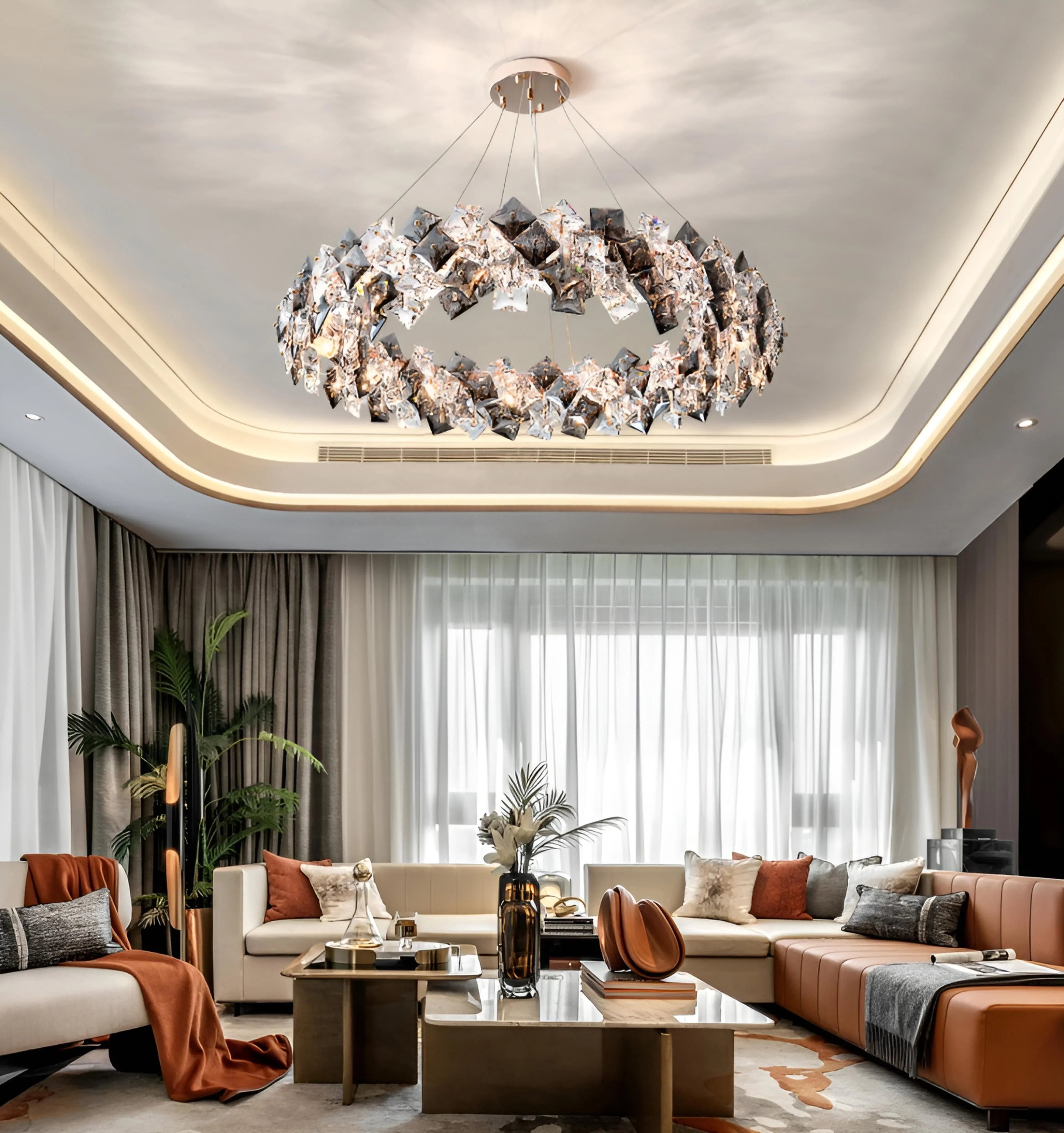 Jonas Scale Crystal Chandelier