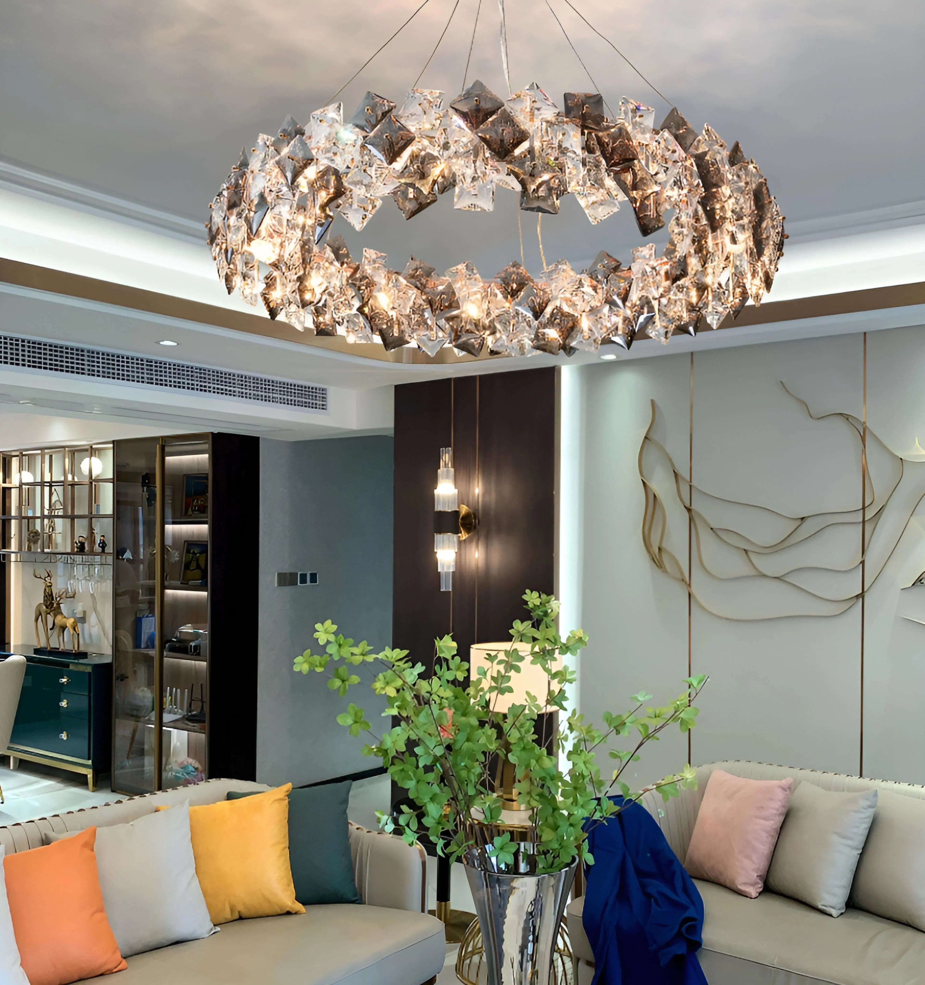 Jonas Scale Crystal Chandelier